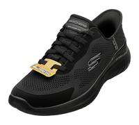 Skechers Men's Slip-On Sneaker Bounder 2.0 EMERGED, Hands-Free, Black Mesh/Synthetic, 13 UK