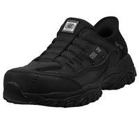 Skechers Men's Hands Free Slip-ins Cankton-Faison St Industrial Shoe, Black, 8.5