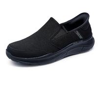 Skechers Slip Ins Equalizer BBK Black Mens trainers 232926 in a Plain Man-made in Size 8.5