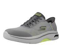 Skechers Men's Hands Free Slip-ins Go Walk Arch Fit 2.0-Simplicity 2.5 Sneaker, Grey/Lime, 10.5 UK