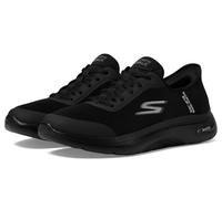 Skechers Men's Hands-Free Slip-ins GO Walk Arch FIT 2.0 Simplicity 2 Sneaker, Black Textile/Synthetic, 6.5 UK