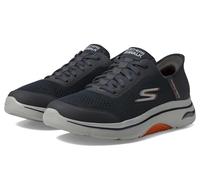 Men's Skechers Men's Slip-ins: Arch Fit 2.0 Simplicity 2 Charcoal/Orange - Navy - Size: 9