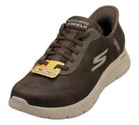 Skechers Mens Hands Free Slip-ins: Go Walk Flex - Smooth Motion, Brown, 8