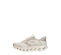 Skechers Men's Hands Free Slip-ins Go Walk Glide-Step 2.0-Zac Sneaker, Cream White, 11 UK