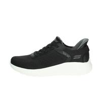 Skechers Men's Hands Free Slip-ins Squad Chaos-Solid Step Trainers, Black White, 5.5 UK