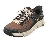 Skechers Men's Hands-Free Slip-ins Summits at Sneaker, Brown Synthetic/Mesh/Taupe Trim, 12 UK