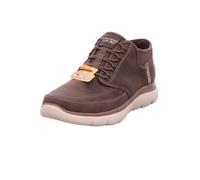 Skechers Men's Hands-Free Slip-ins Summits Sneaker, Chocolate Suede/Trim, 8 UK