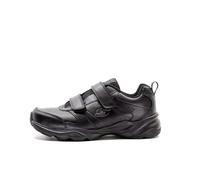 Skechers Haniger Velcro BBK Black Mens trainers 58356 in a Plain Leather in Size 13