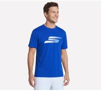 Skechers Men's Harry Kane Icon Graphic Tee in Blue, Size Large | Cotton