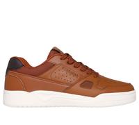 Skechers Men's Harry Kane - Off Pitch Collection: Koopa - Harry Kane Court Sneaker in Chestnut, Size 11 | Leather/Synthetic/Textile