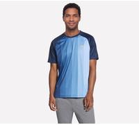 Skechers Men's Harry Kane Shift Tee in Navy Blue, Size Large | Polyester