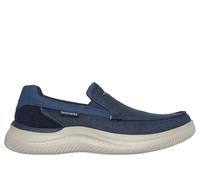 Skechers Men's Hasting Fielden Slip-On Sneakers, Navy Canvas, 7 UK