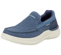 Skechers Men's Hasting Fielden Slip-On, Navy Canvas, 8 UK