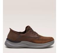 Skechers Men's Hasting Rory Bungee Trainer DARK BROWN SIZE 11