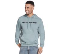 Skechers Mens Heritage Comfort Classic Pullover Hoodie - Blue Cotton - Size Large