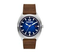 Skechers Men's Hewes Three-Hand Date Brown Leather Watch (Model: SR5273)