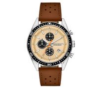 Skechers Men's Hewes Watch in Brown/Natural