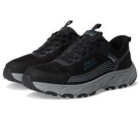 Skechers Men's Slip-On Sneakers Hillcrest 2.0, Black Synthetic/Textile/Trim, UK 9