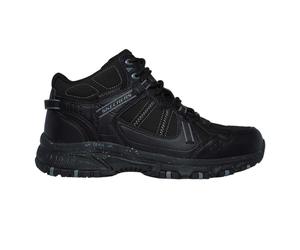 Skechers Mens Hillcrest Logo Leather Walking Boots GT33794