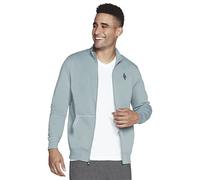 Skechers Men's Hoodie Without Hood Jacket, Trooper Blue, L
