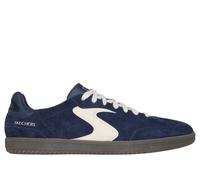 Skechers Men's Hotshot - Azir Sneaker in Navy Blue/White, Size 10 | Leather/Synthetic
