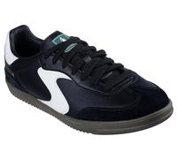 Skechers Men's Hotshot Pyke Sneaker, Black/White, 8 UK