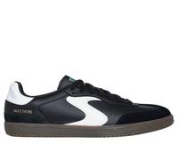 Skechers Men's Hotshot - Pyke Sneaker in Black/White, Size 10 | Synthetic/Leather