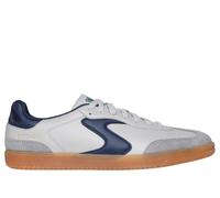 Skechers Men's Hotshot - Pyke Sneaker in Gray/Navy Blue, Size 10.5 | Synthetic/Leather