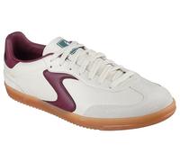 Skechers Hotshot Pyke Synthetic Men's Natural/Burgundy Trainers - UK 11 / EU 46 / US 12