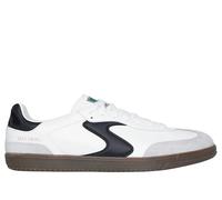 Skechers HotShot Pyke Mens White Black Trainers Shoes Size UK 8-13