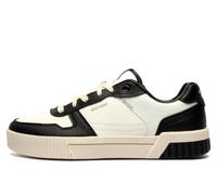 Skechers Men's Jade Strane Sneakers White/Black Duraleather/Trim UK 6.5