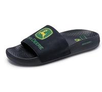 Skechers Men's John Deere Fixed Strap Slide Sandal, Black, 7.5 UK