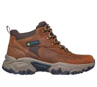 Skechers Men's John Deere Relaxed Fit: Terraform - Veckman Boots in Brown, Size 10.5 | Leather/Synthetic/Textile
