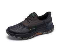 Skechers Men's John Deere Respected Tanzier Built Rain Shoe Black/Brown 8