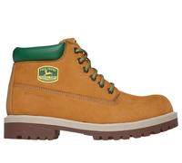 Skechers Men's John Deere Waterproof: Sergeants - Dozer Boots in Wheat, Size 9 | Leather/Synthetic