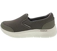 Skechers Men's KHK Trainers, Khaki Textile/Leather Trim, 9 UK