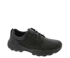 Skechers Men's Knowlson Leland Casual Shoes, Black Leather, 7 UK