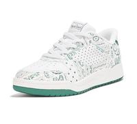 Skechers Men's Koopa-Court Paisley Sneaker, White/Green, 12