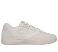 Skechers Men's Koopa Court - Volley Low Varsity Sneaker in Natural, Size 9.5 | Leather/Synthetic/Textile