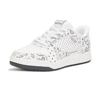 Skechers Men's Koopa Volley Dogg Sneaker, White / Black, 13 UK