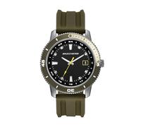 Skechers Men's Lachman Three-Hand Date Green Silicone Watch, Green