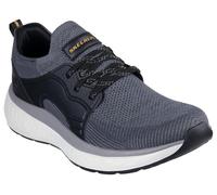 Skechers Men's Lancer Dalton Sneaker, Black Gray Knit/Synthetic, 9 UK