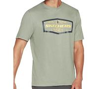 Skechers Men's Latitude Tee T-Shirt, Green, S