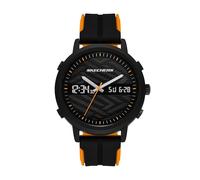 Skechers Men's Lawndale Analog-Digital Black Silicone Watch (Model: SR5266)