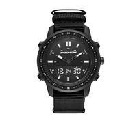 Skechers Men's Lawndale Quartz Watch with Nylon Strap, Black, 24 (Model: SR5124