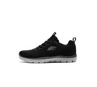 Skechers Mens Leather Flex Advantage SR - Bronwood Slip On Shoes (8 UK) (Black)