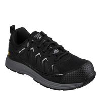 (8 UK, Black) Skechers Mens Malad II Safety Trainers