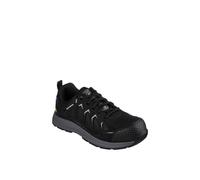 Skechers Men's Malad II Safety Trainers in Black | Size: 8 Skechers Black 8