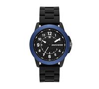 Skechers Men's Manitoba Quartz Watch with Silicone Strap, Black, 22 (Model: SR5177)