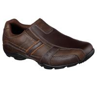 Skechers Marter Mens Slip On Trainers in Brown - 7.5 UK